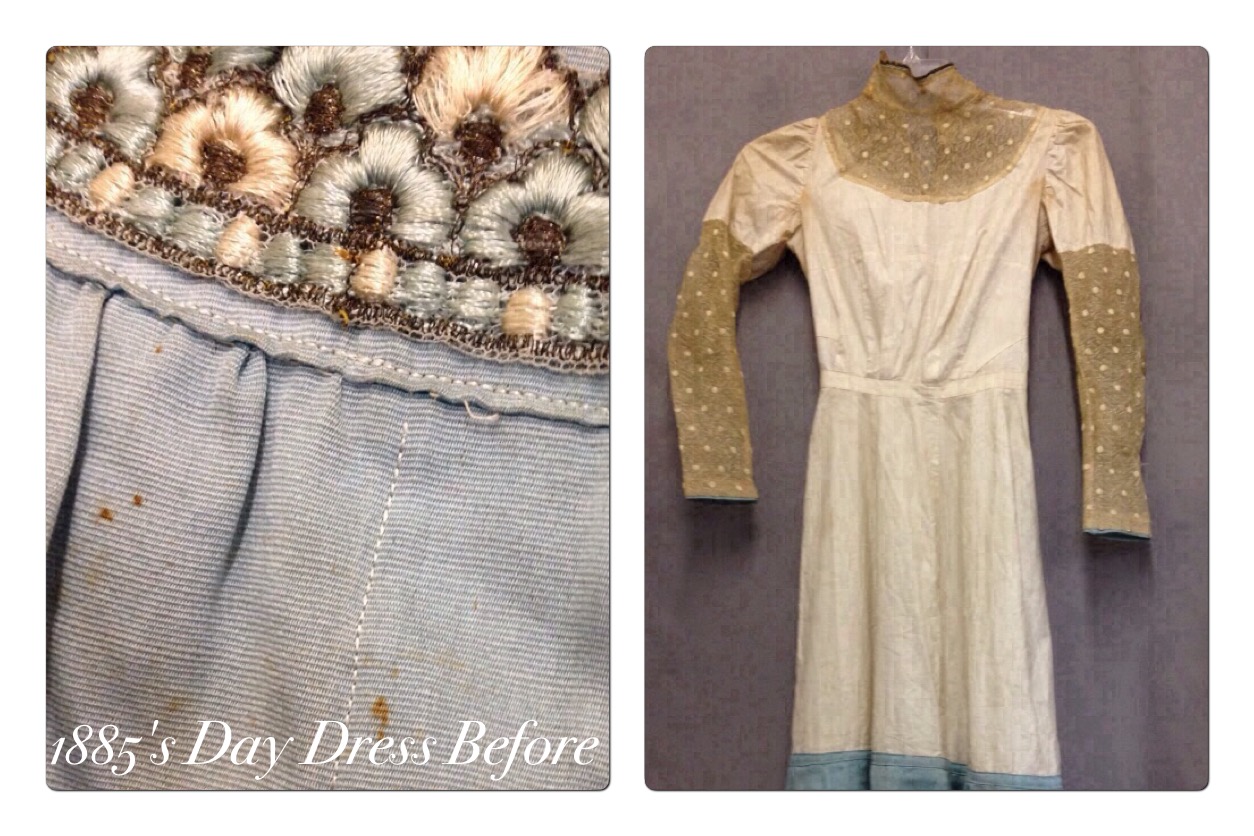 1885 Day Dress Before